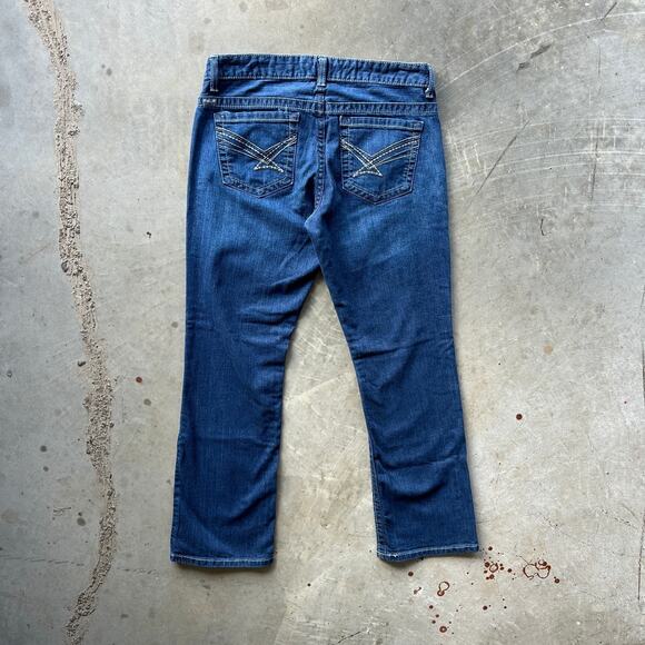 ADA Cinch Jeans Woman’s Size 30/9S Blue Mid Rise Relaxed Boot Cut Cowgirl - Picture 8 of 12